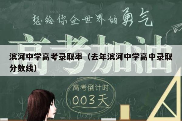 滨河中学高考录取率(去年滨河中学高中录取分数线)